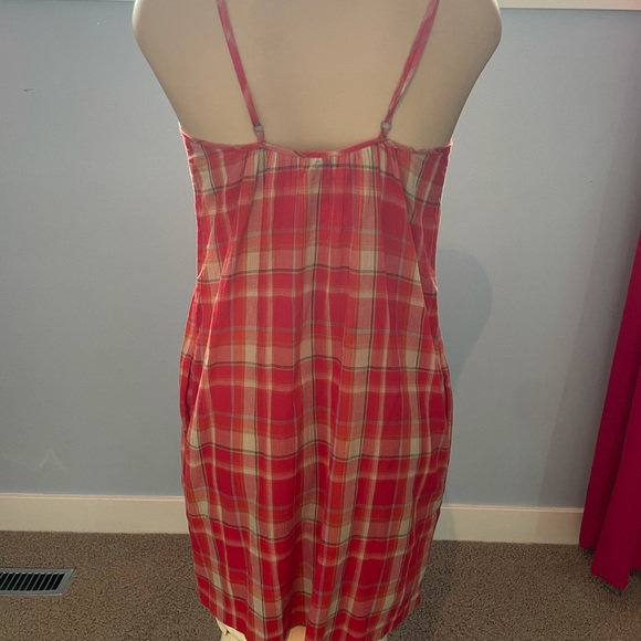 James Perse Summer Plaid Dress - Picture 3 of 9